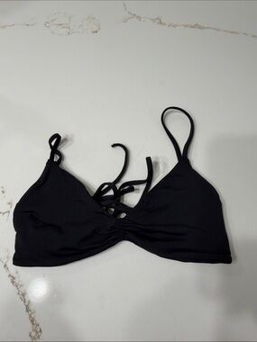 Lspace Black Strappy Bikini Top | S